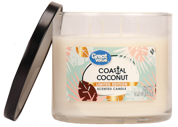 Limited Edition Coastal Coconut Candle, 14.5 Oz