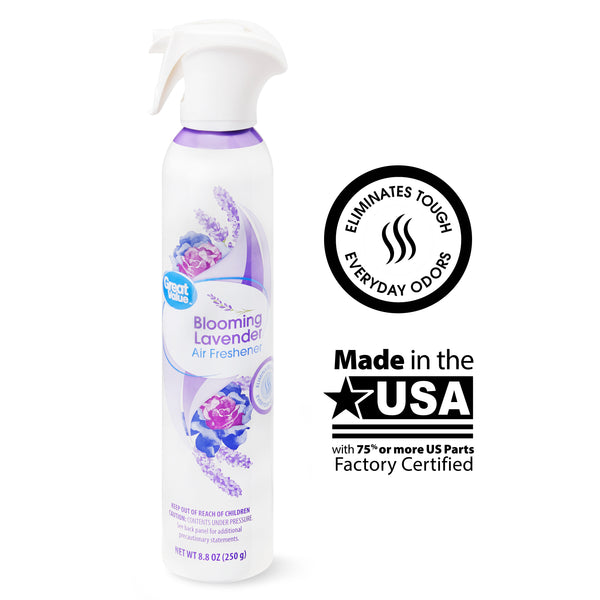 Blooming Lavender Fresh Aerosol Room Air Freshener Spray, 8.8 oz