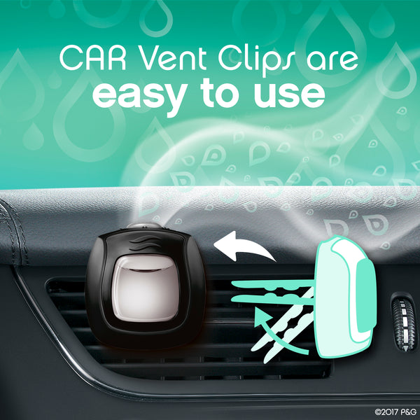 Car Unstopables Air Freshener Vent Clip, Fresh, 2 count