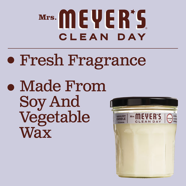 Scented Soy Candle, Lavender Scent, 7.2 ounce candle